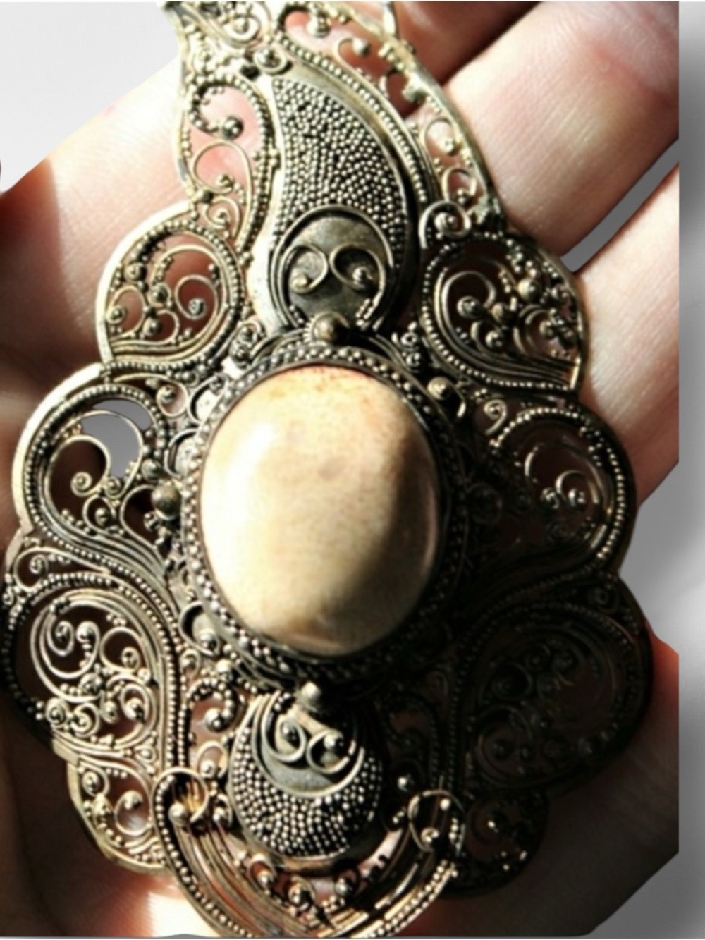 Vintage Filigree Pendant